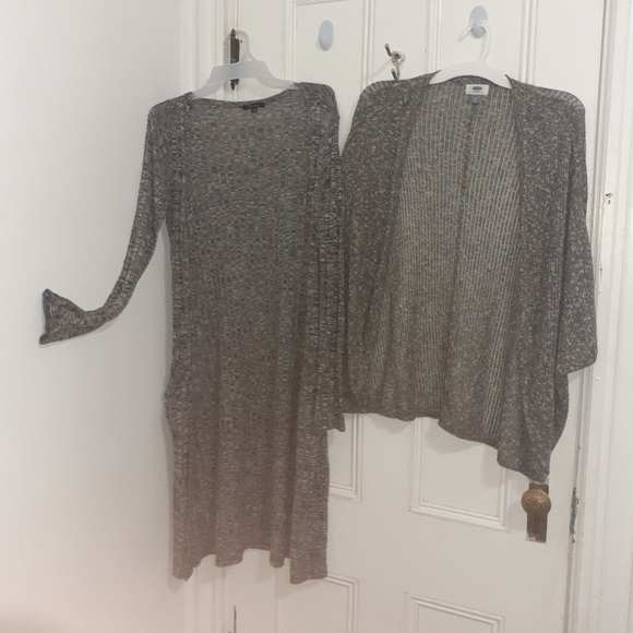 Old Navy Sweaters - 50% OFF TODAY! 2 gray thin lightweight cardiganz
